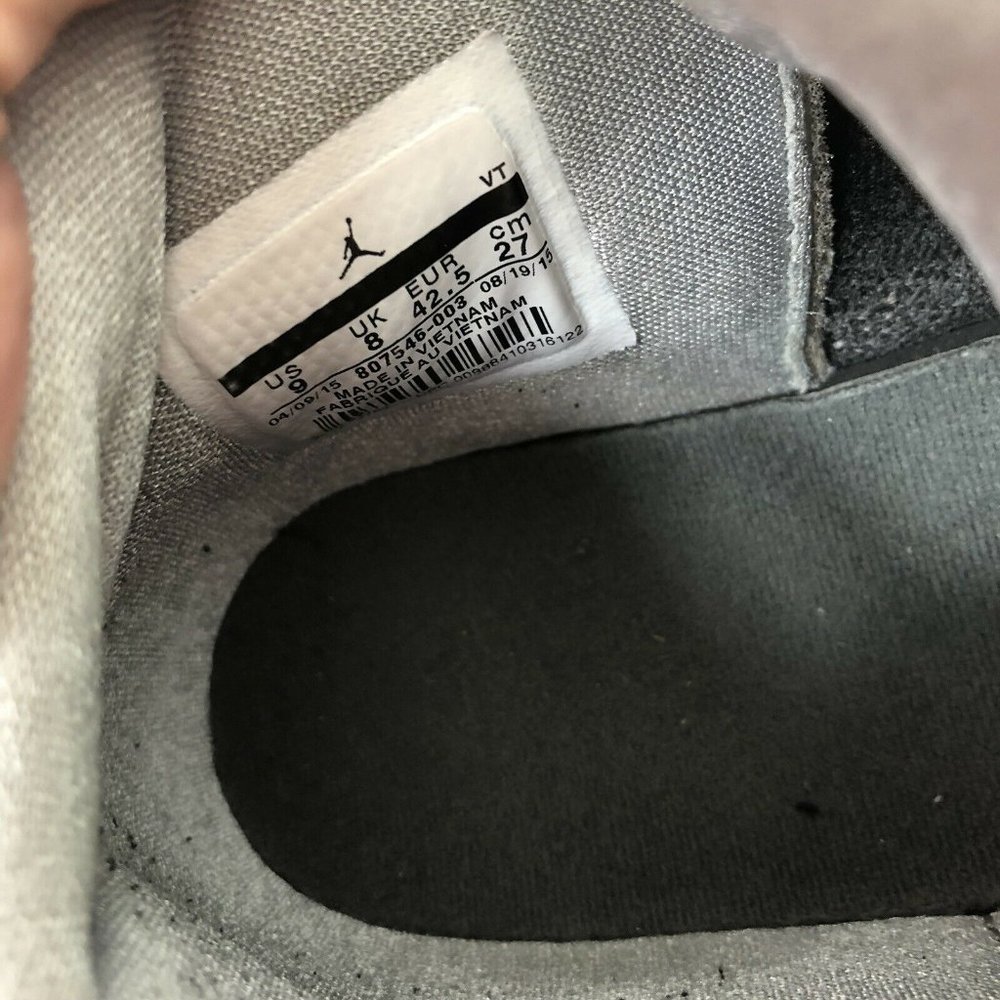 Nike Air Jordan 5 AM Gray White Shoes Sz 9 - Picture 7 of 8